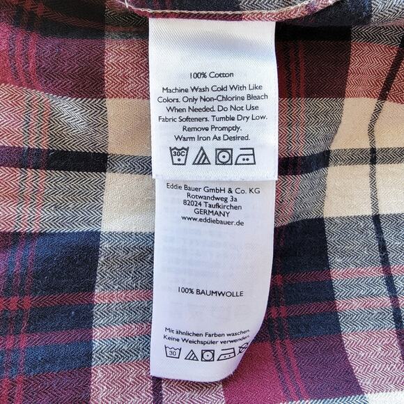 Eddie Bauer Plaid Button Down Shirt - Picture 4 of 4